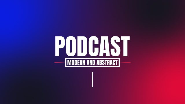 Bold Narrow Podcast Headline with Tag and Line for Podcast Videos Premiere Pro MOGRT