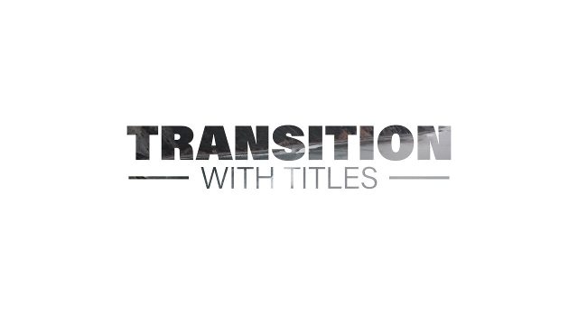 Center Rule Heading Coastal Transition Premiere Pro MOGRT