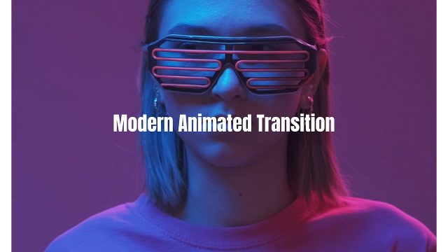 Upright Stripe Slices Cutout Text Transitions featuring Title After Effects Project