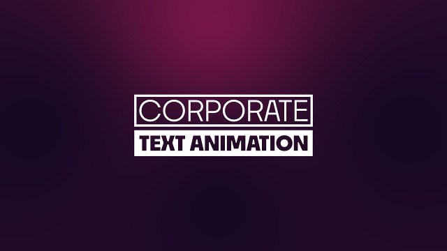 Outline over Solid Box Duo Line Title Animations After Effects Template