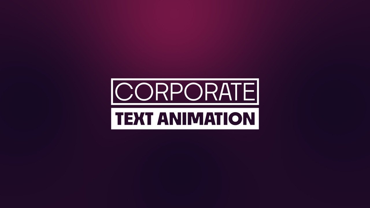 Outline over Solid Box Duo Line Title Animations After Effects Template