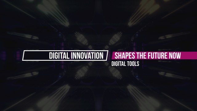 Digital Innovation Free After Effects Template with Futuristic Text Animation