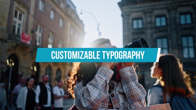 Angled Ribbon Banner Headline MOGRT for Store Openings – Free Premiere Pro