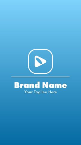 Colorful Vertical Logo Intro MOGRT Template