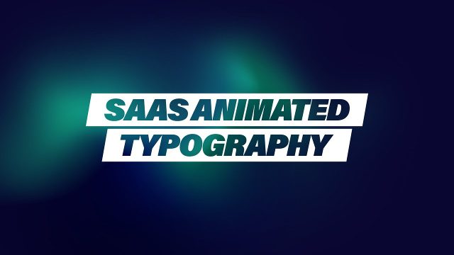Creative SaaS Web App Promo Animated Text with Slanted Box Layout for Premiere Pro