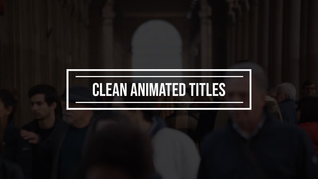 Ruled Box Typography for Internal Communications in After Effects – Free Download