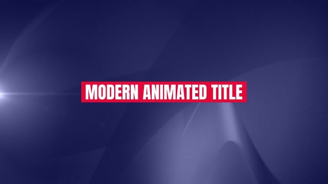 Single Bold Word Text Animations in a Solid Box Premiere Pro Template