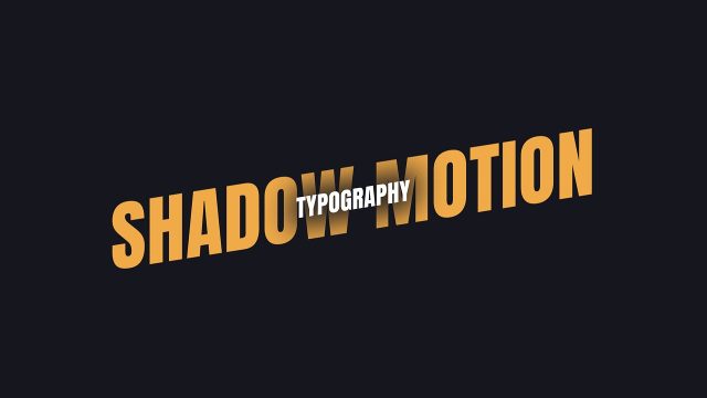 Clean Orange Shadow Motion Slanted Title Project for After Effects