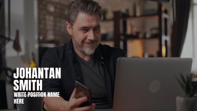 Stacked Name Lower Thirds with Three Line Position for Vloggers Premiere Pro Template