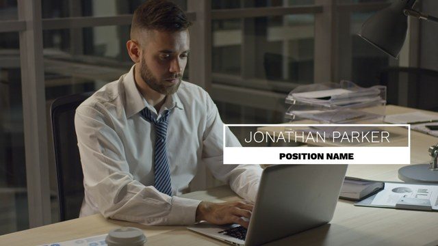 Corporate Lower Thirds Free After Effects Template for Business Videos