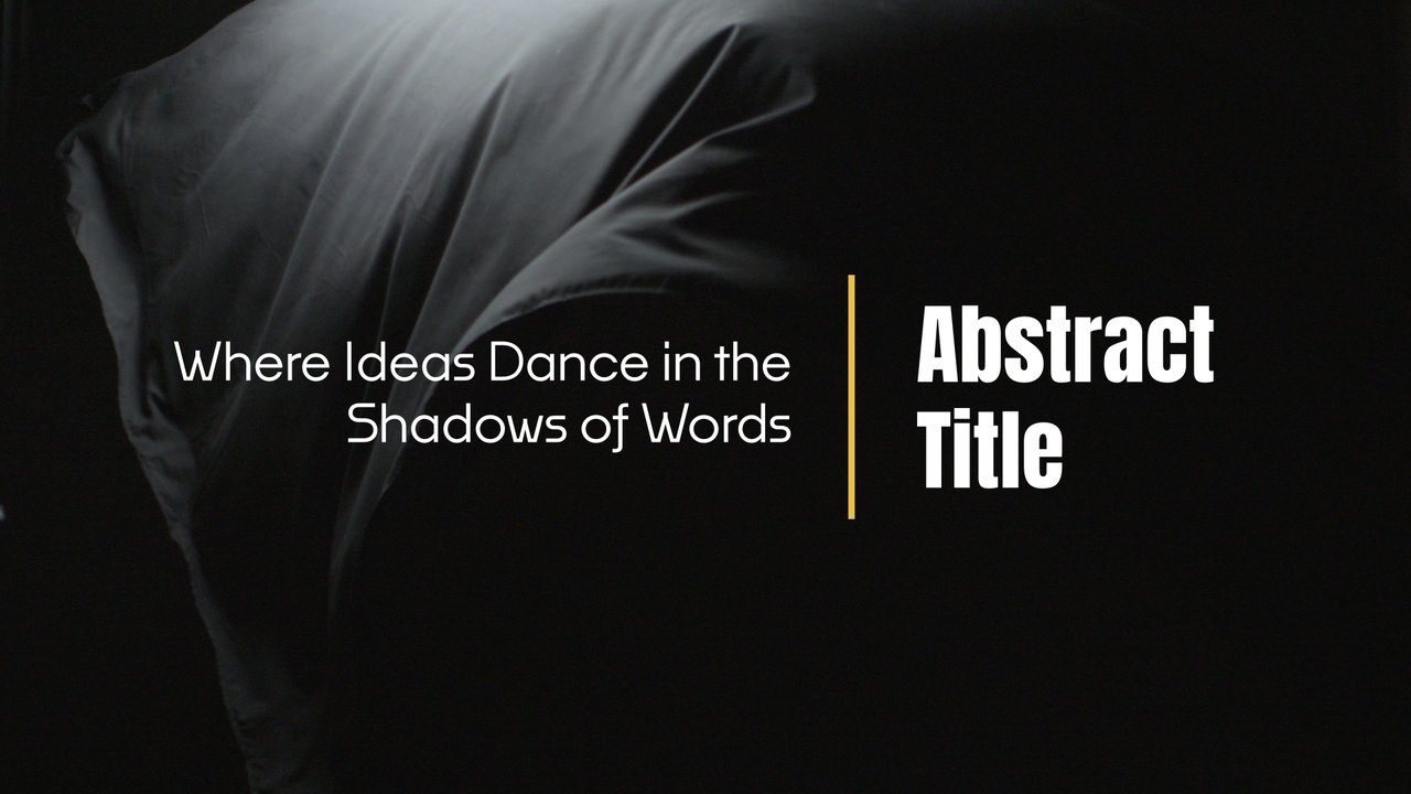 Elegant Sentence and Corporate Title Layout with Yellow Divider After Effects Template