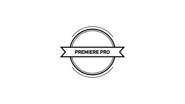 Romantic Circle Ribbon Opener Title Card – Free Premiere Pro Template