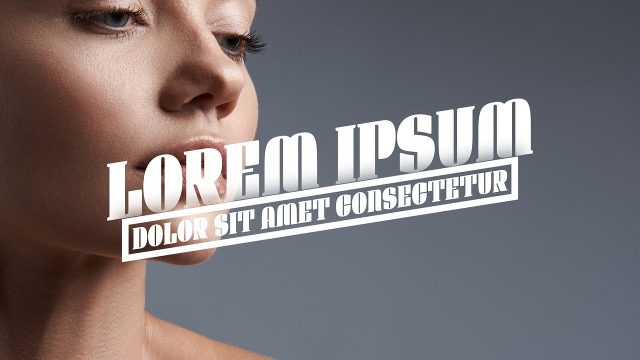 Tilted Slab Headline featuring Letter by Letter Typing Reveal After Effects Template