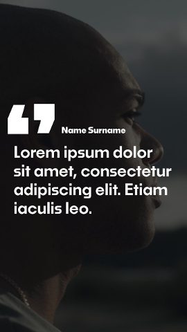 Vertical Quote Animation with Curly Quote Mark and Animated Text Premiere Pro MOGRT