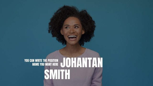 Two Line Job Title Lower Third for Business Presentations Premiere Pro MOGRT Templates