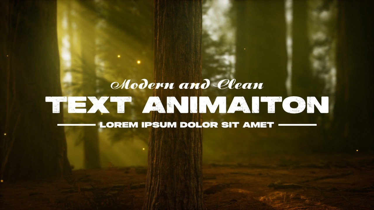 Glowing Script Heading Animations with Spaced Caps and Rule Premiere Pro MOGRT