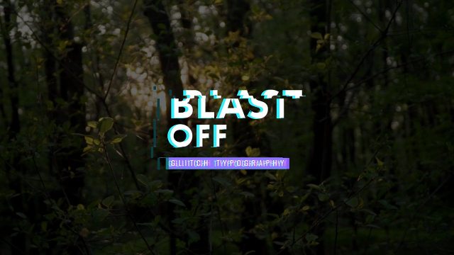 Bold RGB Glitch Titles for Gaming with Text Effects in 4K