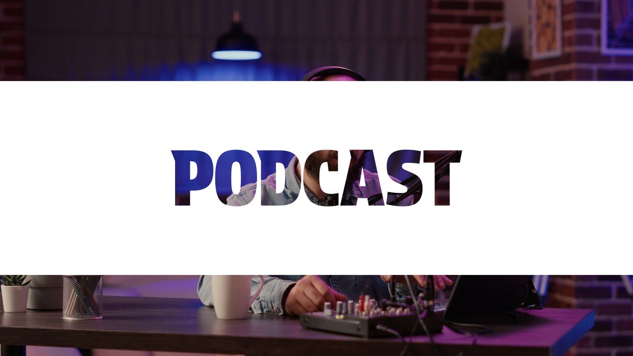 Podcast Show Cut Out Word Transition with Split Panel Premiere Pro MOGRT