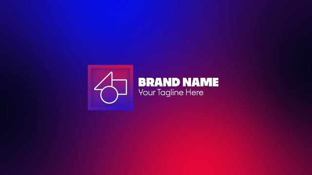 Animated Colorful Logo Reveals with Neon Blend Emblem After Effects Video Template