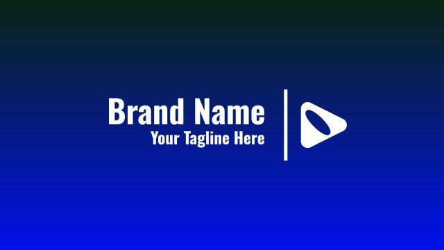 Free Gradient Backdrop Wordmark Separator Logo Sting After Effects Project Download