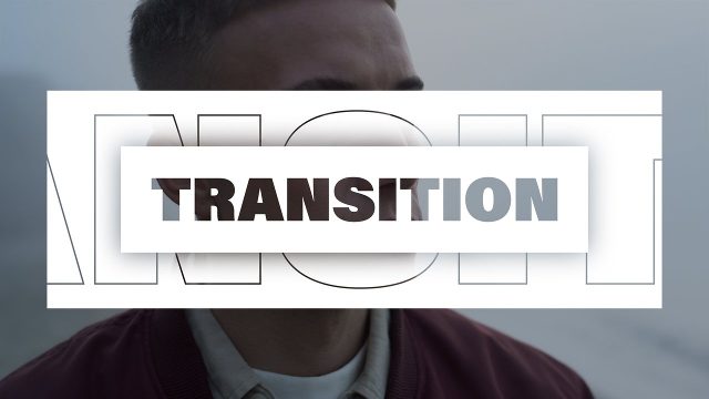 Animated Text Cutouts Transitions featuring Outline Letters behind Label Box for Openers and Intros Premiere Pro MOGRT