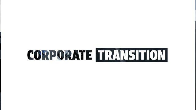 Animated Elegant Business Transition featuring Heading with Highlight Block MOGRT Template