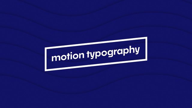 Minimalist Kinetic Animated Text