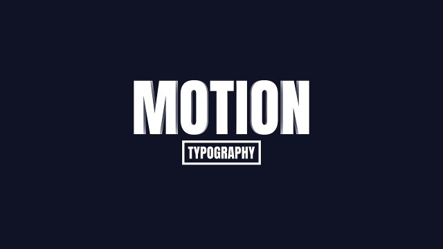 Editorial Big Word Small Box Label Motion Typography for Online Courses After Effects Template Pack