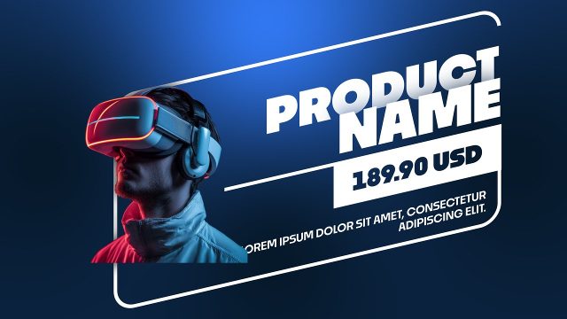Black Friday Product Sale Advertising with Bold Price Tag After Effects Template
