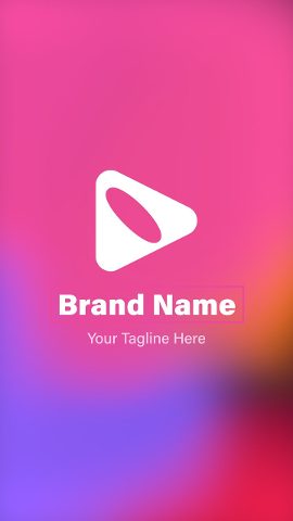 Business Vertical Logo Intro After Effects Template