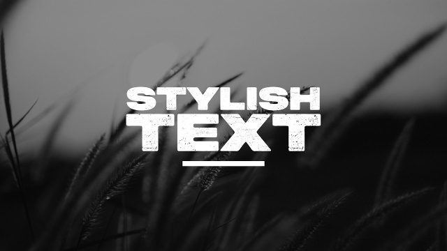 Underlined Bold Duo Simple Typography Premiere Pro MOGRT