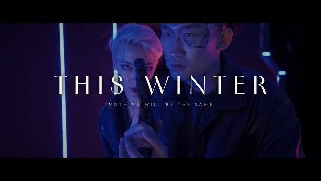 Light Display Font Cinematic Title with Tagline Premiere Pro MOGRT