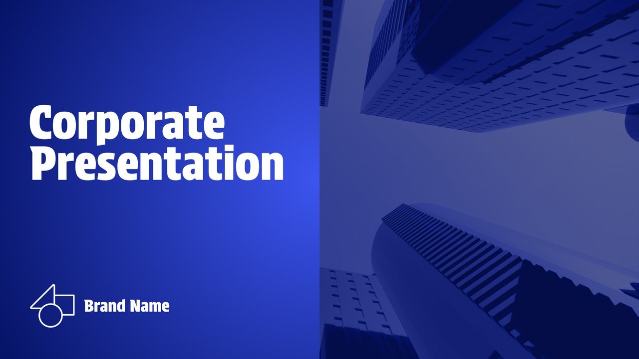 Corporate Business Presentations featuring Split Screen Panels and Logo After Effects Template
