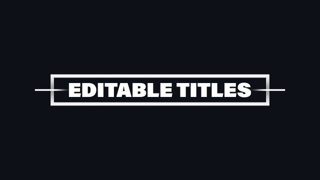 Minimal Animated Text Template for After Effects