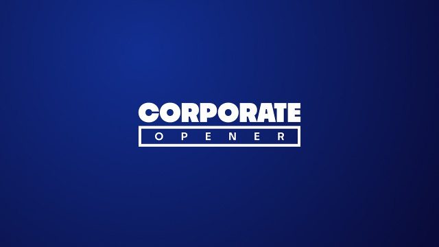 Corporate Opener Title featuring Royal Blue Screen and Caption After Effects Template