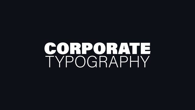 Trendy Text Effects After Effects Template