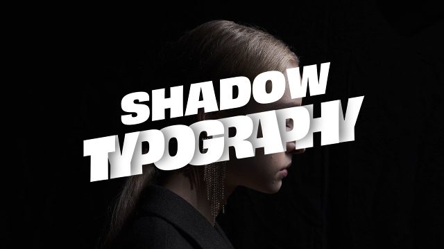 Bold Two Line Corporate Text Animations featuring Deep Letter Shadow Premiere Pro MOGRT
