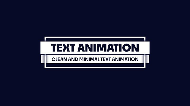 Tiny Subline Double Border Label Heading Animations After Effects Template