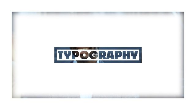 Footage Inside Text Reveal on a Bordered Card Premiere Pro MOGRT