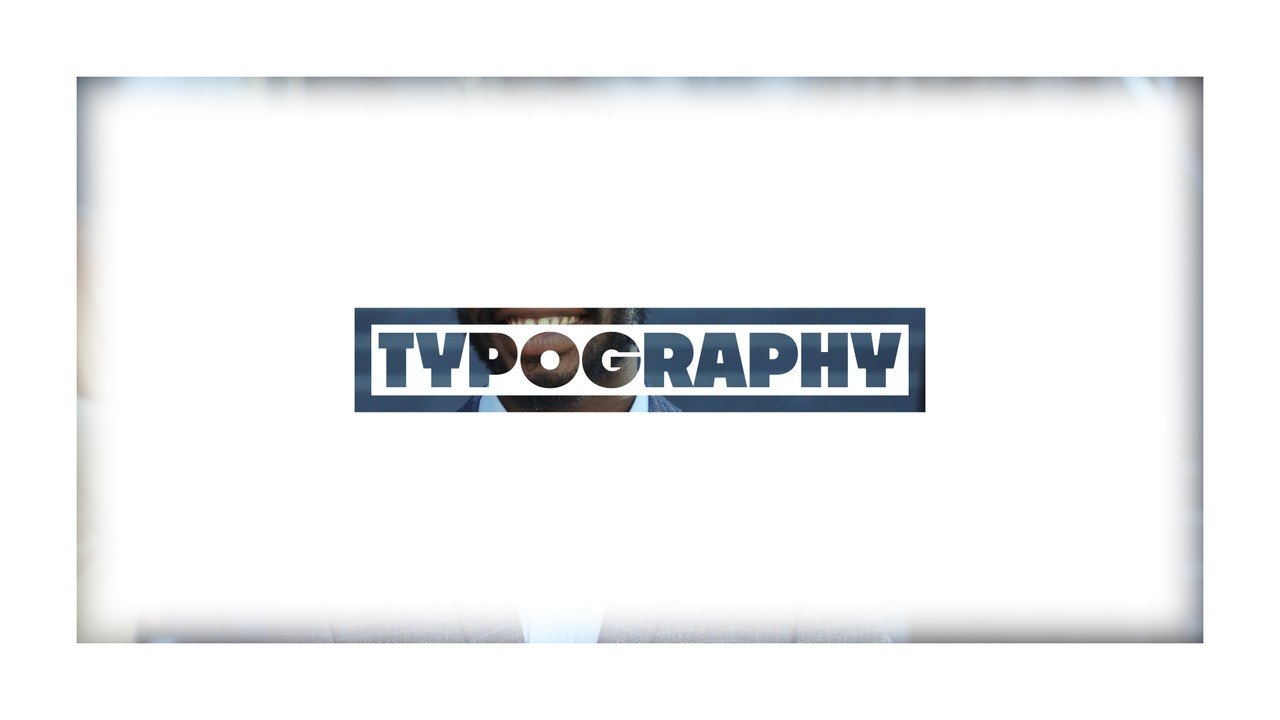 Footage Inside Text Reveal on a Bordered Card Premiere Pro MOGRT