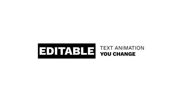 Free After Effects Inverted Big Word Title Animation for YouTube Intros