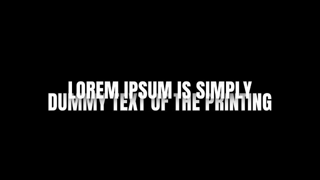 Abstract Ghost Wipe Caps Statement Kinetic Typography for After Effects