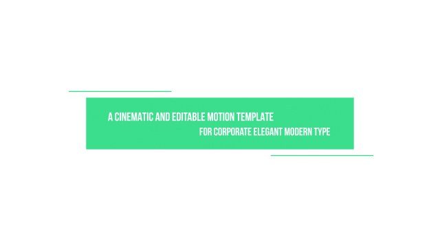 Cinematic Headline: Green Box Rules – Free After Effects Project