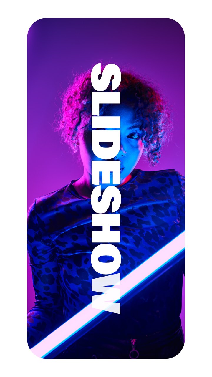Phone Screen Card Vertical Slideshow Premiere Pro MOGRT