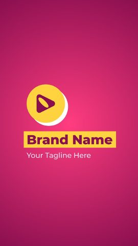 Simple Vertical Animated Logo