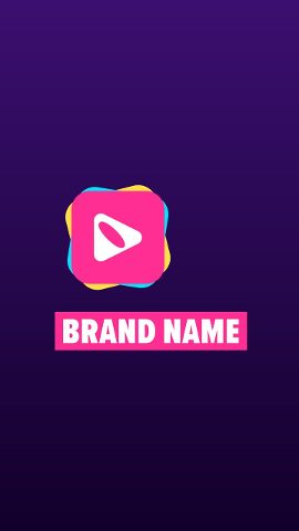 Modern Vertical Logo Sting