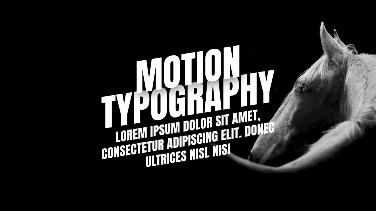 Graphic Title Animation with Leaning Caps and Paragraph Premiere Pro MOGRT