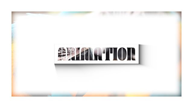 Corporate Media Filled Title Animation with Soft Frame for After Effects