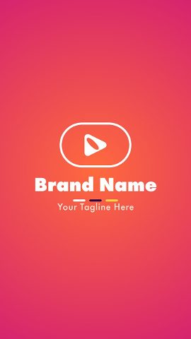 Modern and Quick Vertical Logo Animation