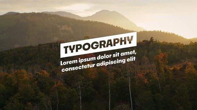 Tilted White Plate Travel Place Name Title After Effects Template